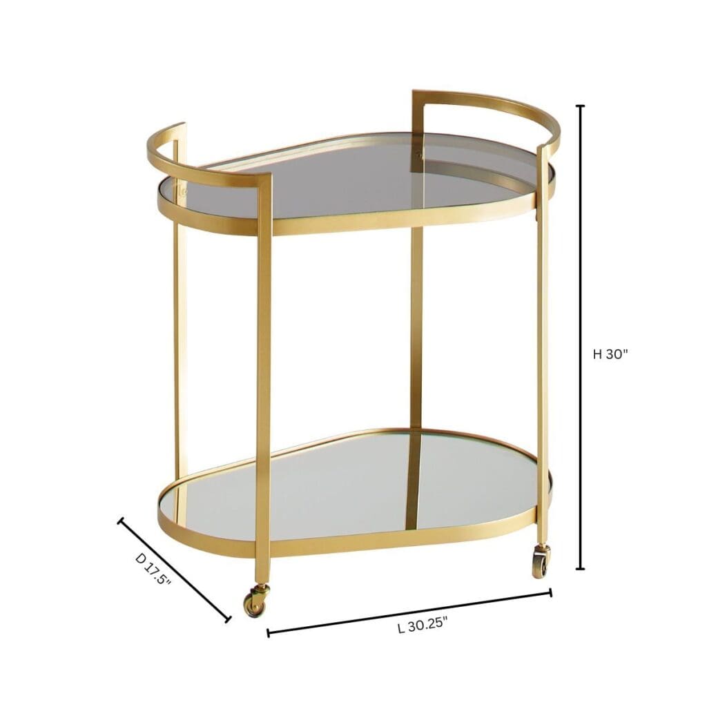 Cyan Design 11437 Cosmo Bar Cart - Gold