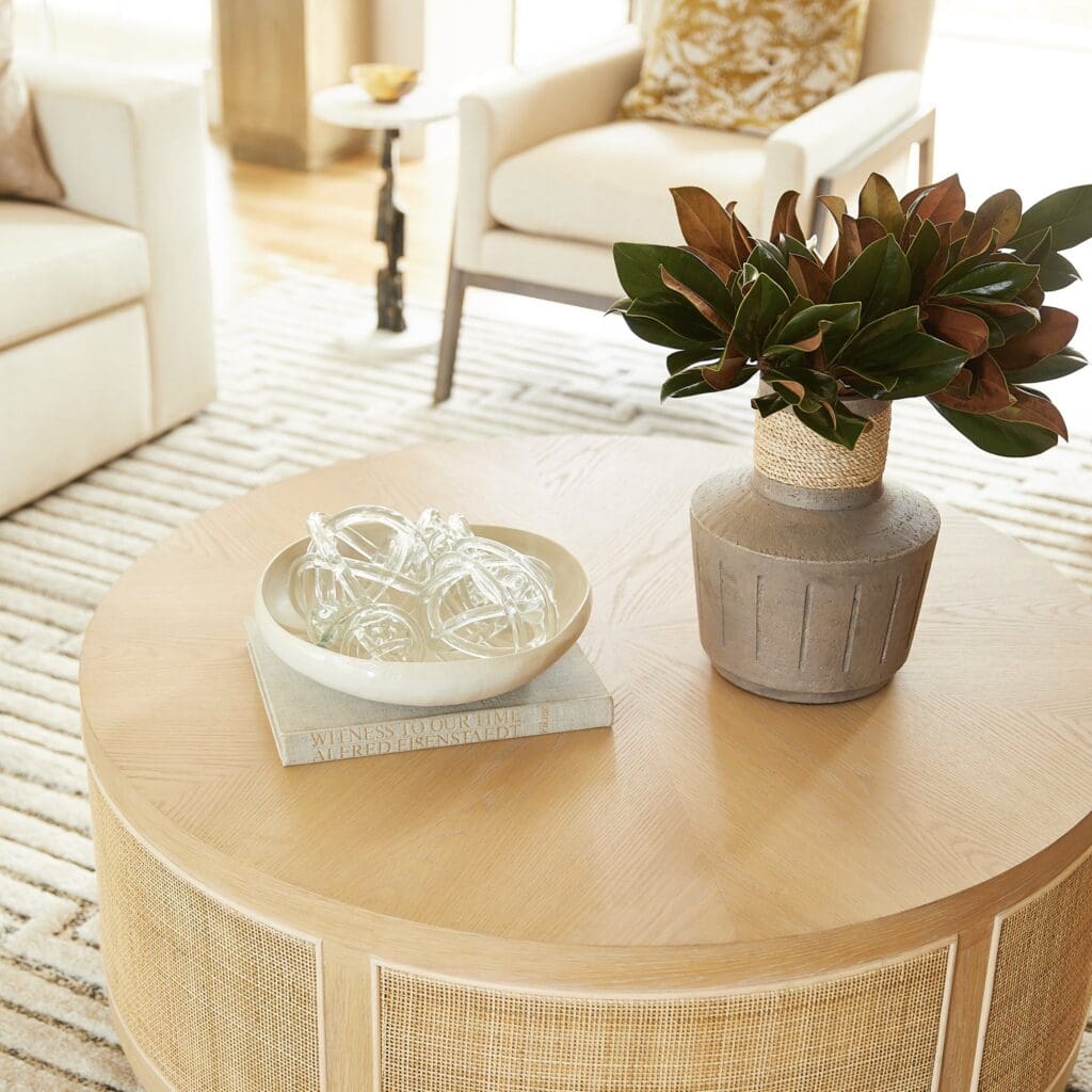 Cyan Design 11442 Amida Side Table - Bronze - White