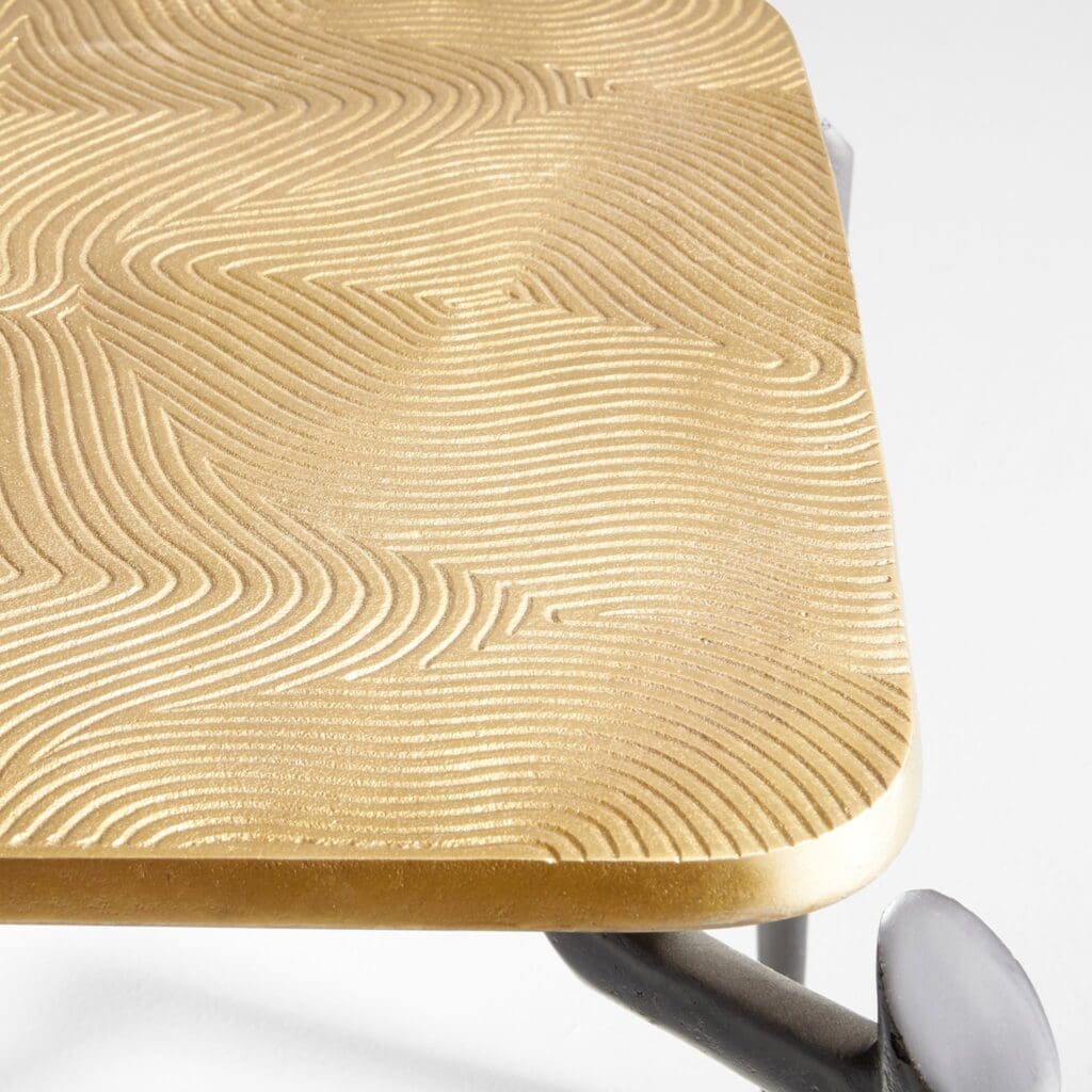 Cyan Design 11445 Tarsal Side Table - Black - Gold