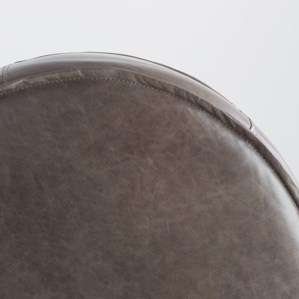 Cyan Design 11448 Lusso - Round Pouf - Grey