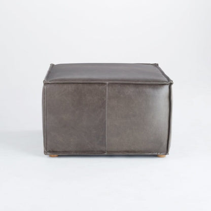 Cyan Design 11449 Lusso - Square Pouf - Grey