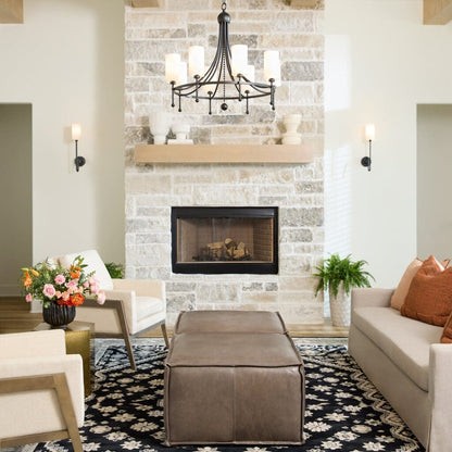 Cyan Design 11449 Lusso - Square Pouf - Grey