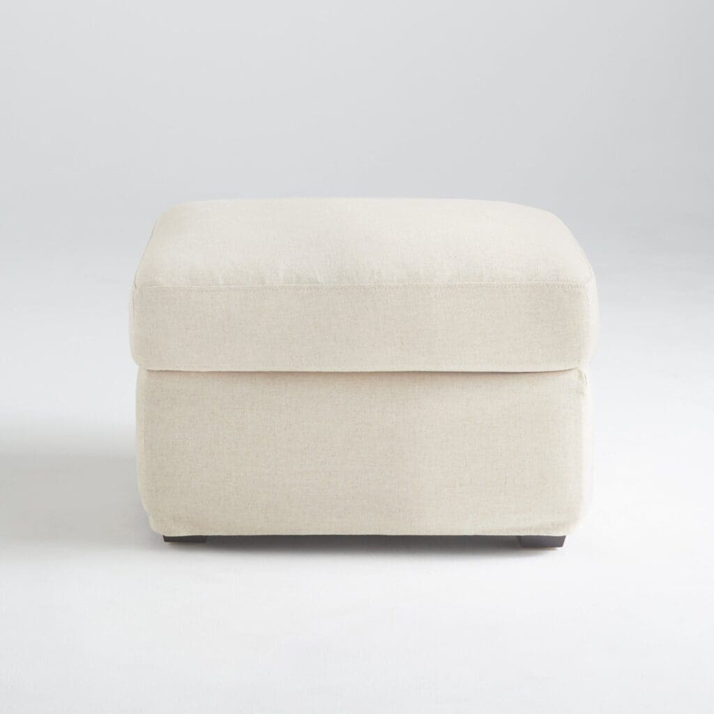 Cyan Design 11450 Sovente Ottoman - White