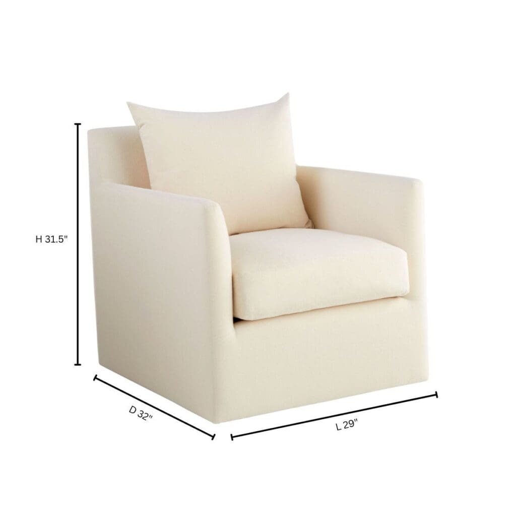 Cyan Design 11453 Sovente Chair - White And Cream
