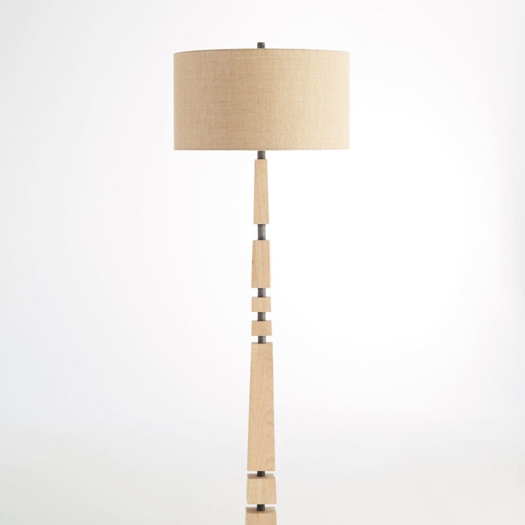Cyan Design 11454 Adonis Floor Lamp - Tan And Black