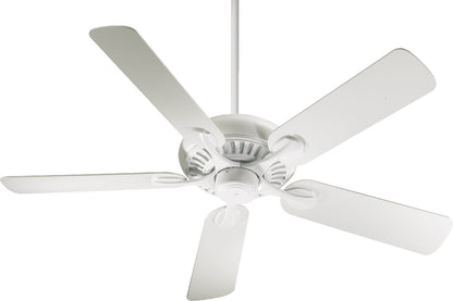 Quorum Pinnacle 91525-8 Ceiling Fan - Studio White