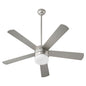 Quorum Maxwell 37525-65 Ceiling Fan - Satin Nickel