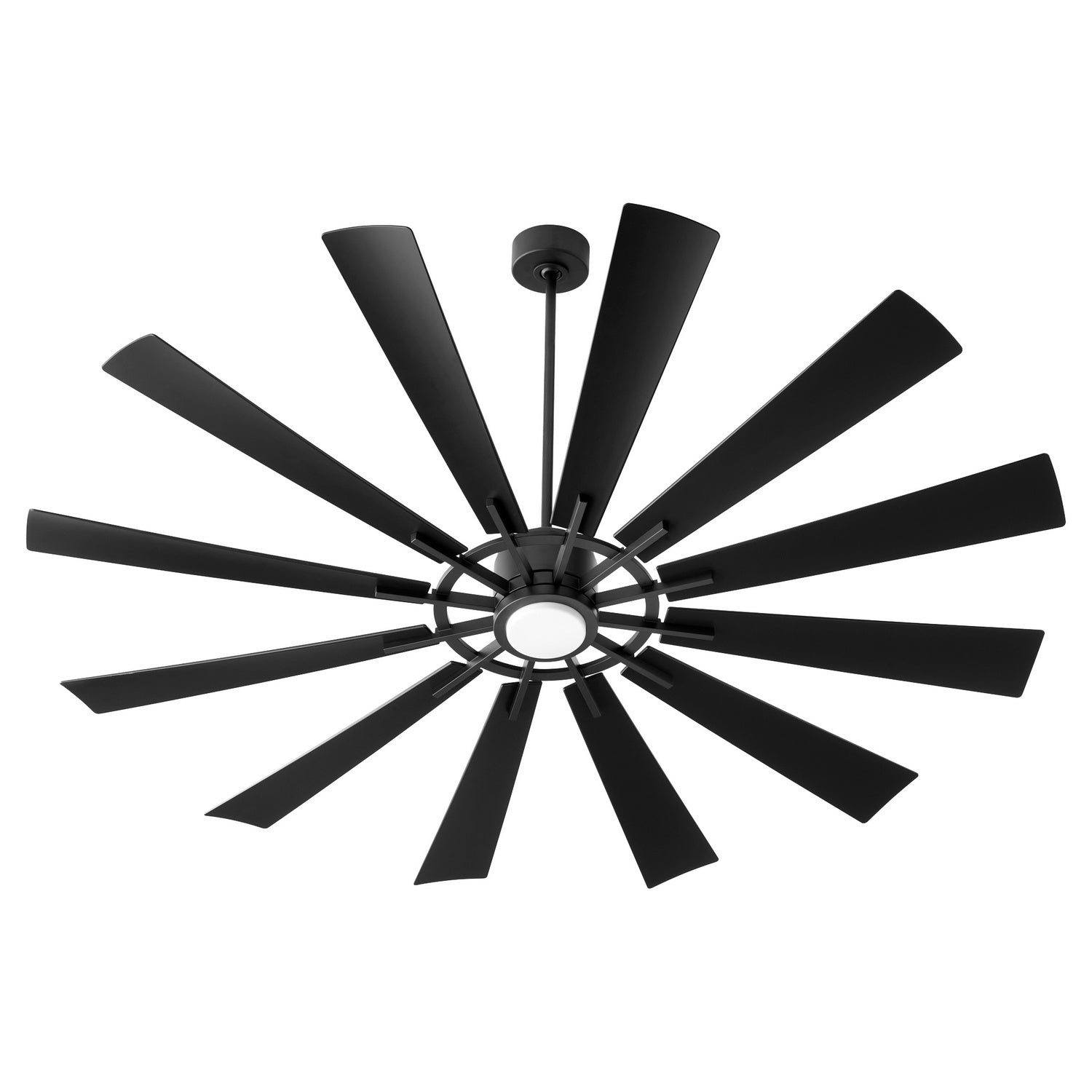 Quorum Cirque 47212-59 Patio Fan - Matte Black