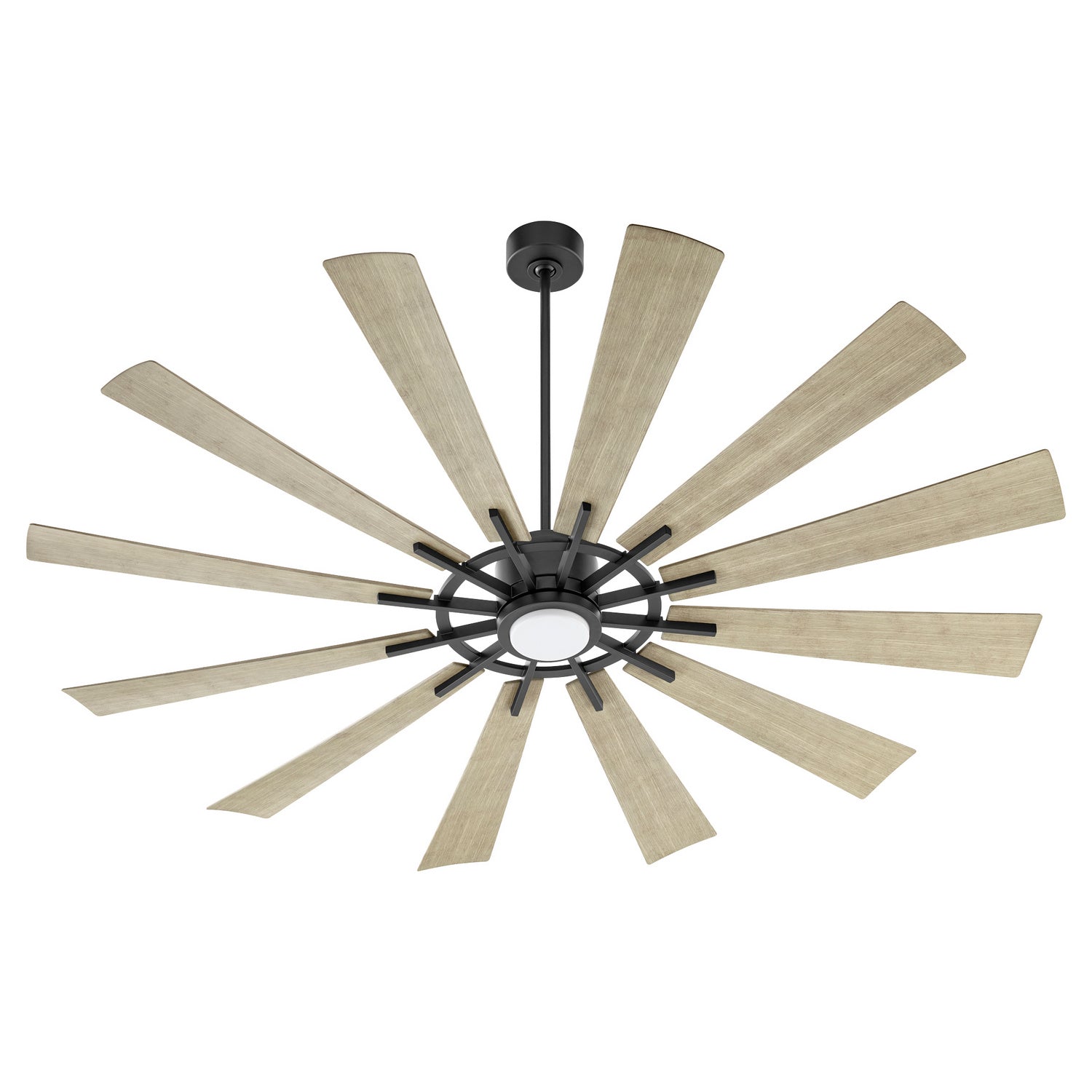 Quorum Cirque 47212-5942 Patio Fan - Matte Black