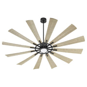 Quorum Cirque 47212-5942 Patio Fan - Matte Black