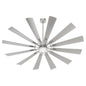 Quorum Cirque 47212-65 Patio Fan - Satin Nickel