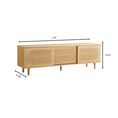 Cyan Design 11495 Lamu Media Cabinet - Oak