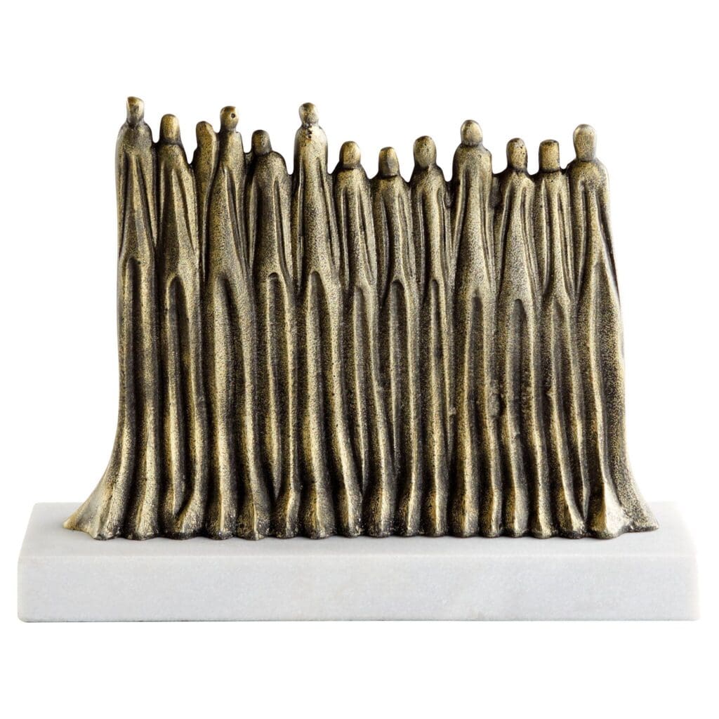Cyan Design 11507 Bravado Sculpture - Gold - Antique Brass