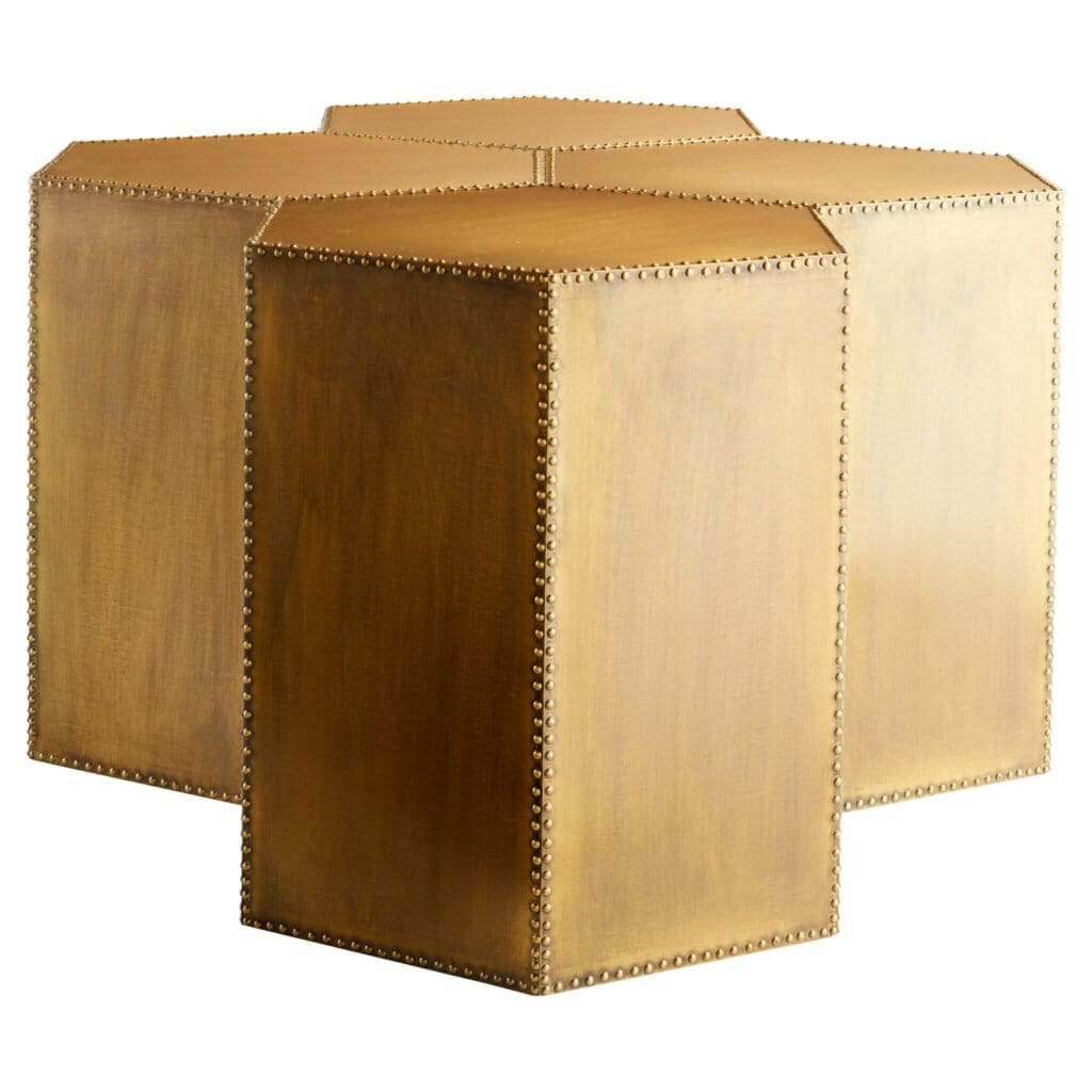 Cyan Design 11509 Korio Accent Table - Brass - Brass
