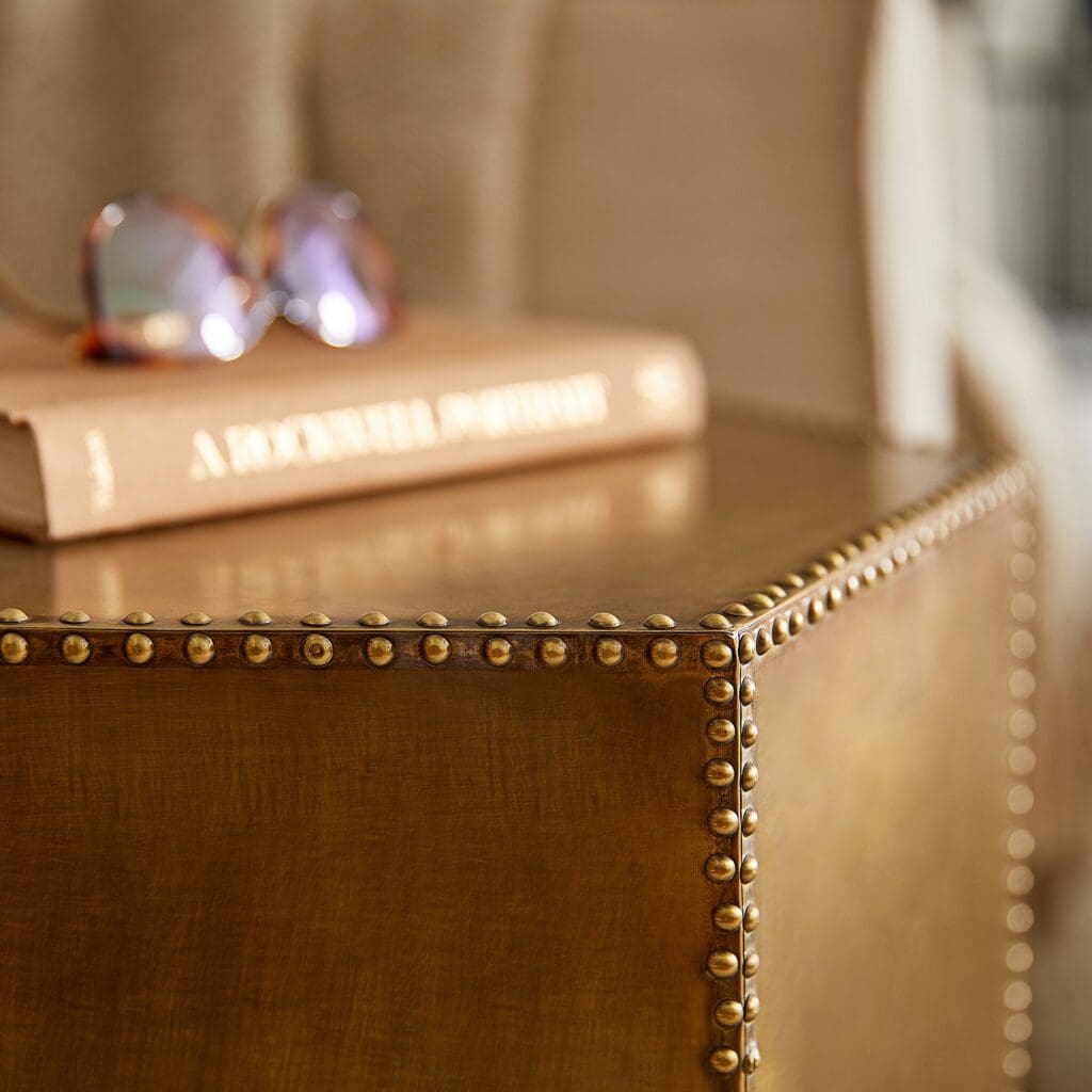 Cyan Design 11509 Korio Accent Table - Brass - Brass