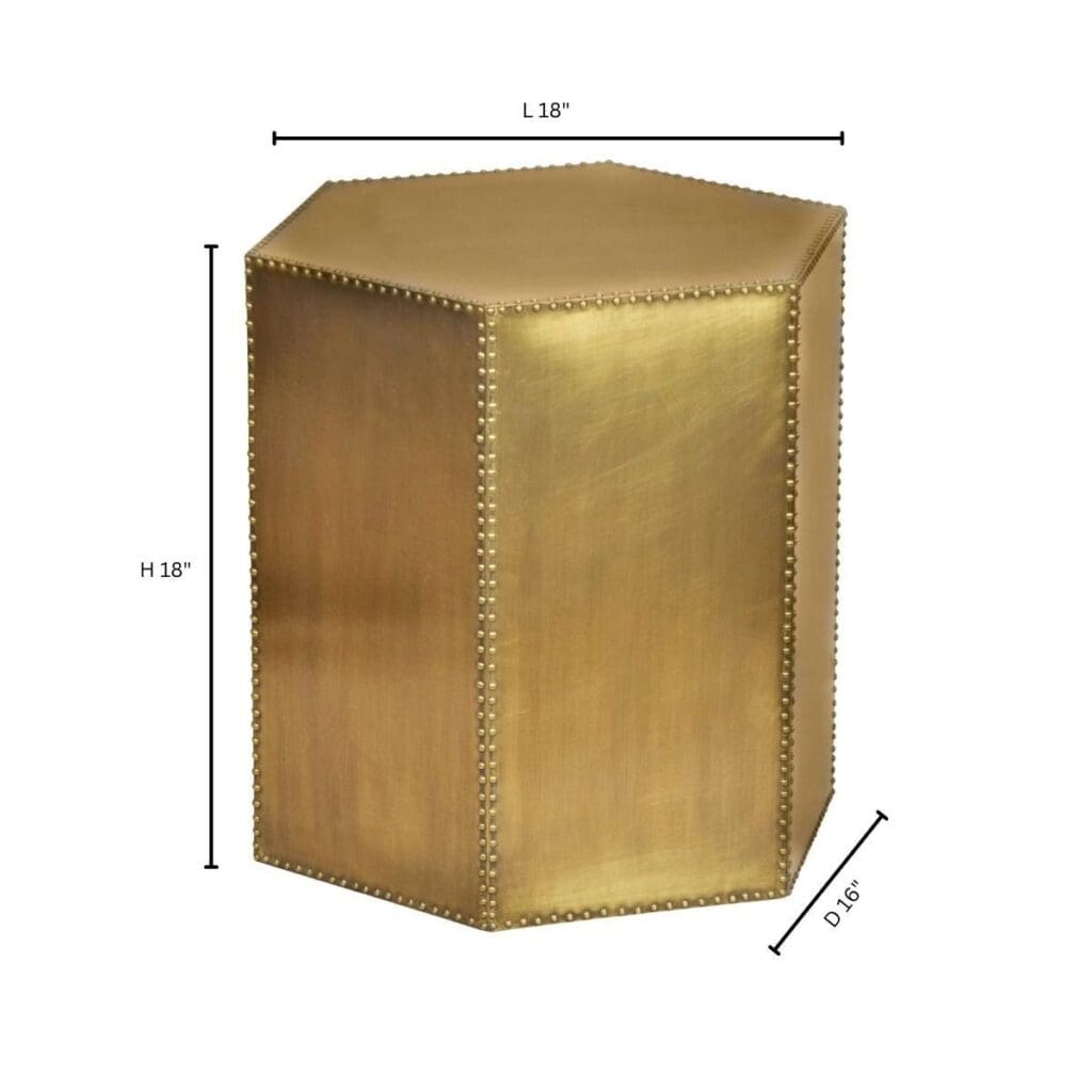 Cyan Design 11509 Korio Accent Table - Brass - Brass