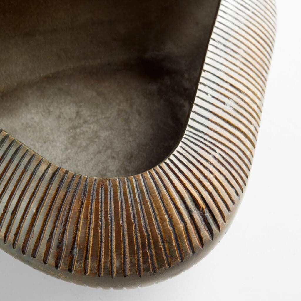 Cyan Design 11527 Prism Bowl - Antique Bronze - Large