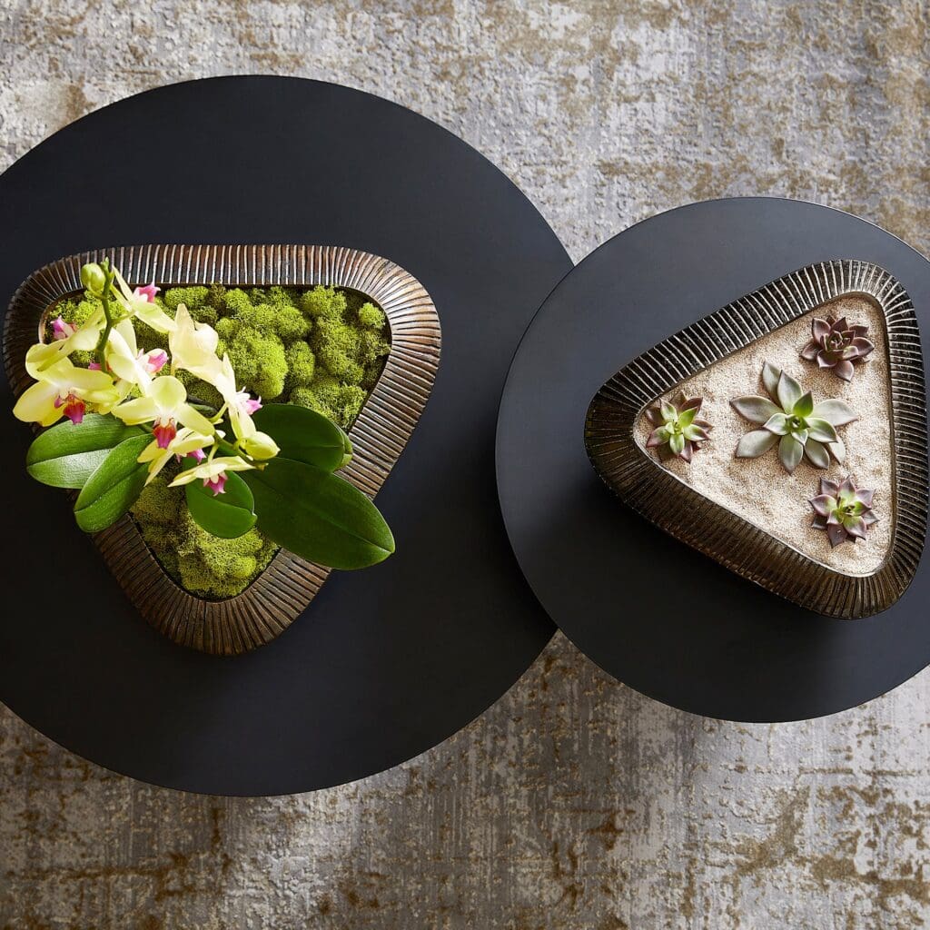 Cyan Design 11527 Prism Bowl - Antique Bronze - Large