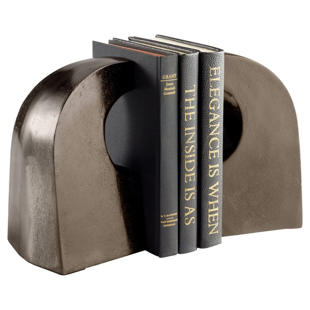 Cyan Design 11528 Apostrophe Bookends - Bronze