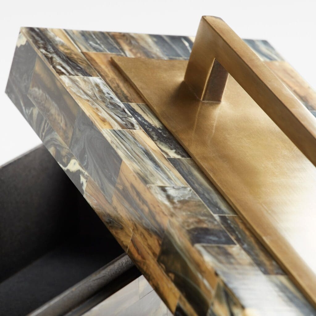 Cyan Design 11534 Cairo Box - Iron And Antique Brass