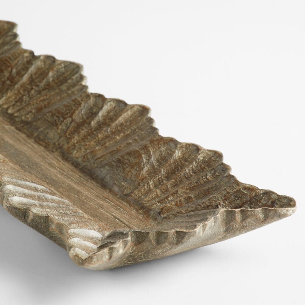 Cyan Design 11537 Lorenza Tray - Brown - Rectangle