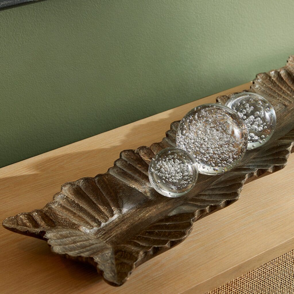 Cyan Design 11537 Lorenza Tray - Brown - Rectangle