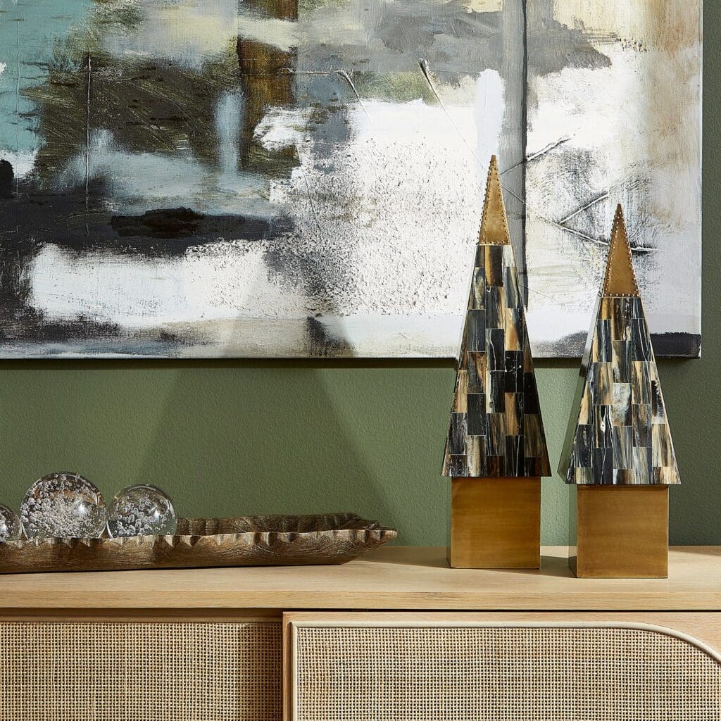 Cyan Design 11537 Lorenza Tray - Brown - Rectangle