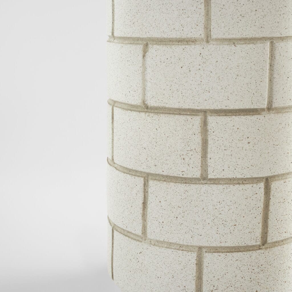 Cyan Design 11553 Mason Vase - Of-White Speckle - Small