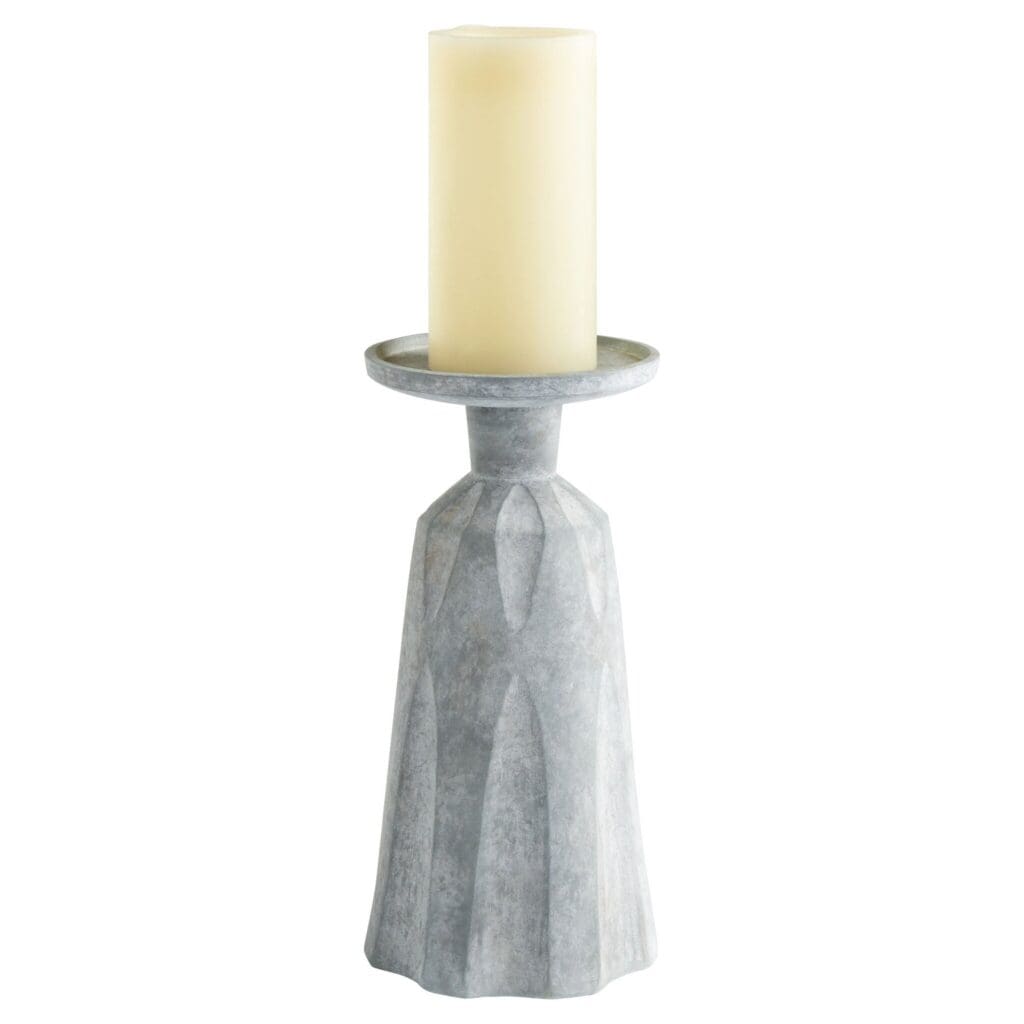 Cyan Design 11563 Attalus Candle Holder - Grey - Medium