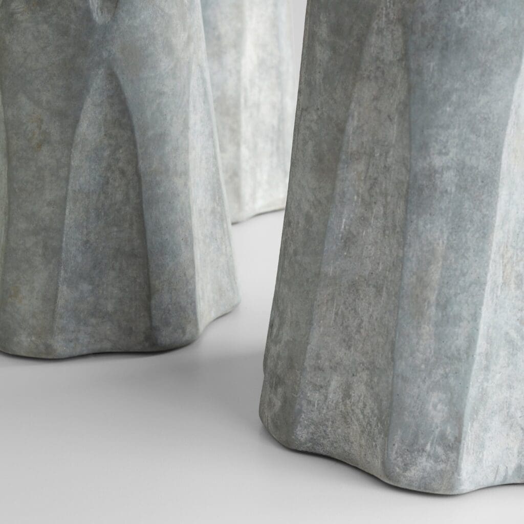 Cyan Design 11563 Attalus Candle Holder - Grey - Medium