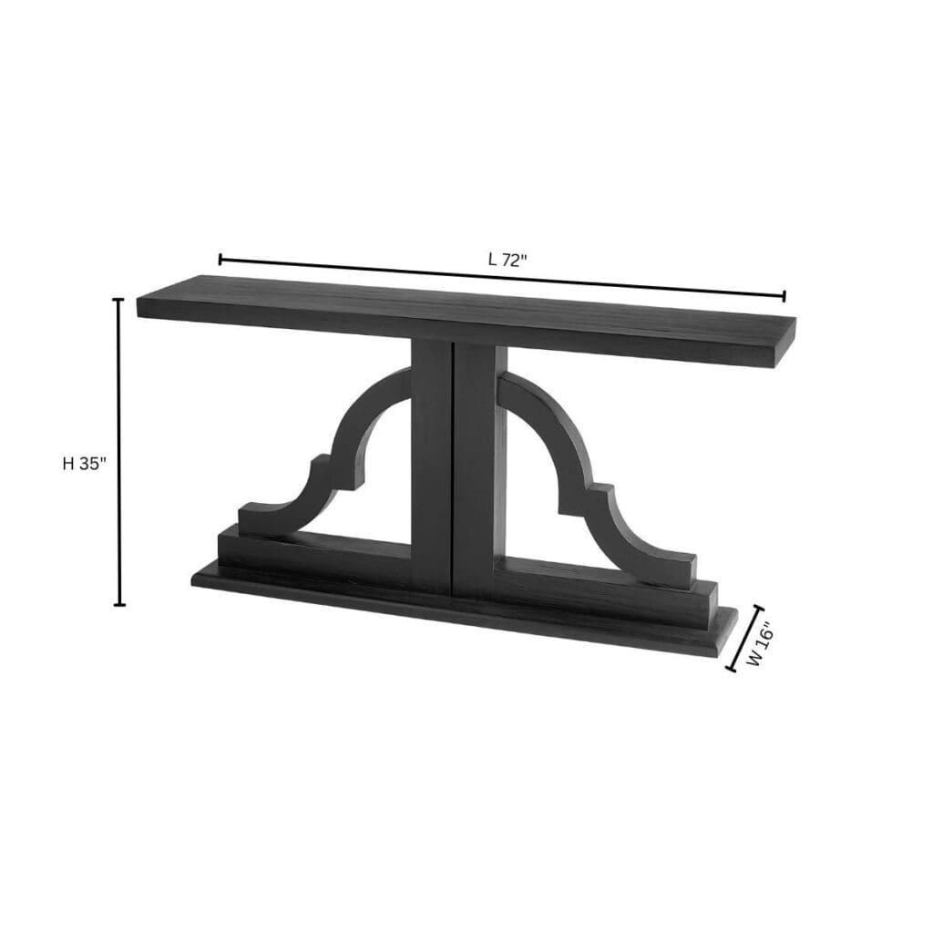 Cyan Design 11569 Bahia Console Table - Black Stain
