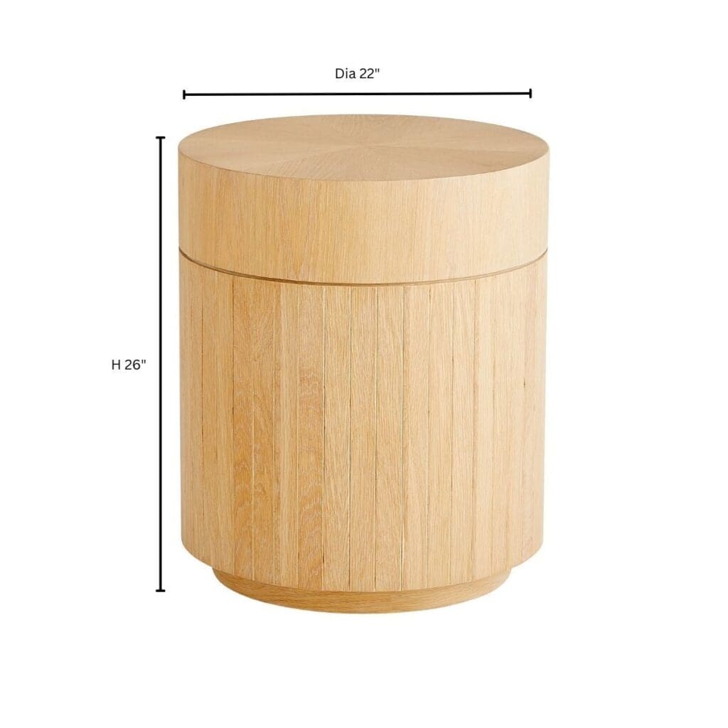 Cyan Design 11575 Lamu Side Table - Natural
