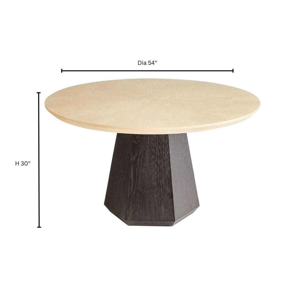 Cyan Design 11577 Lamu Dining Table - Natural and Black
