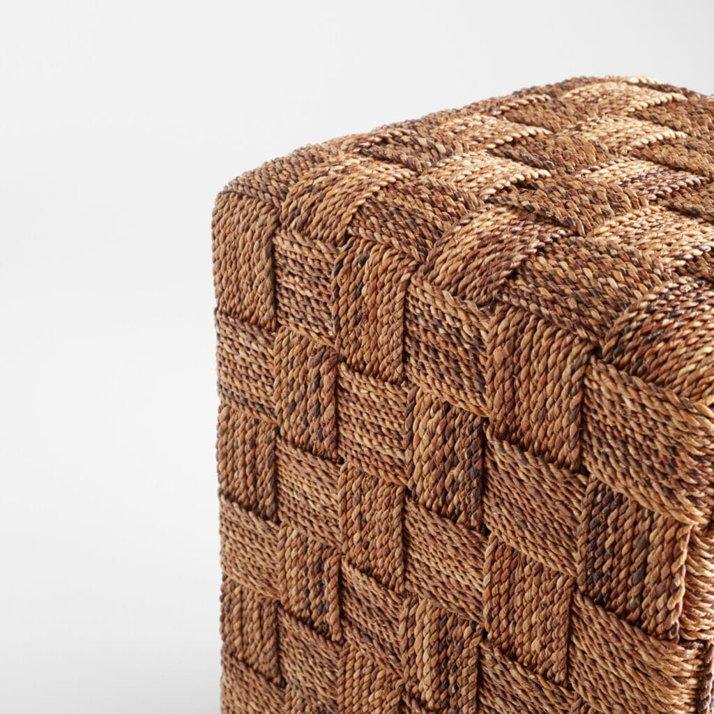 Cyan Design 11590 Milos Ottoman - Brown
