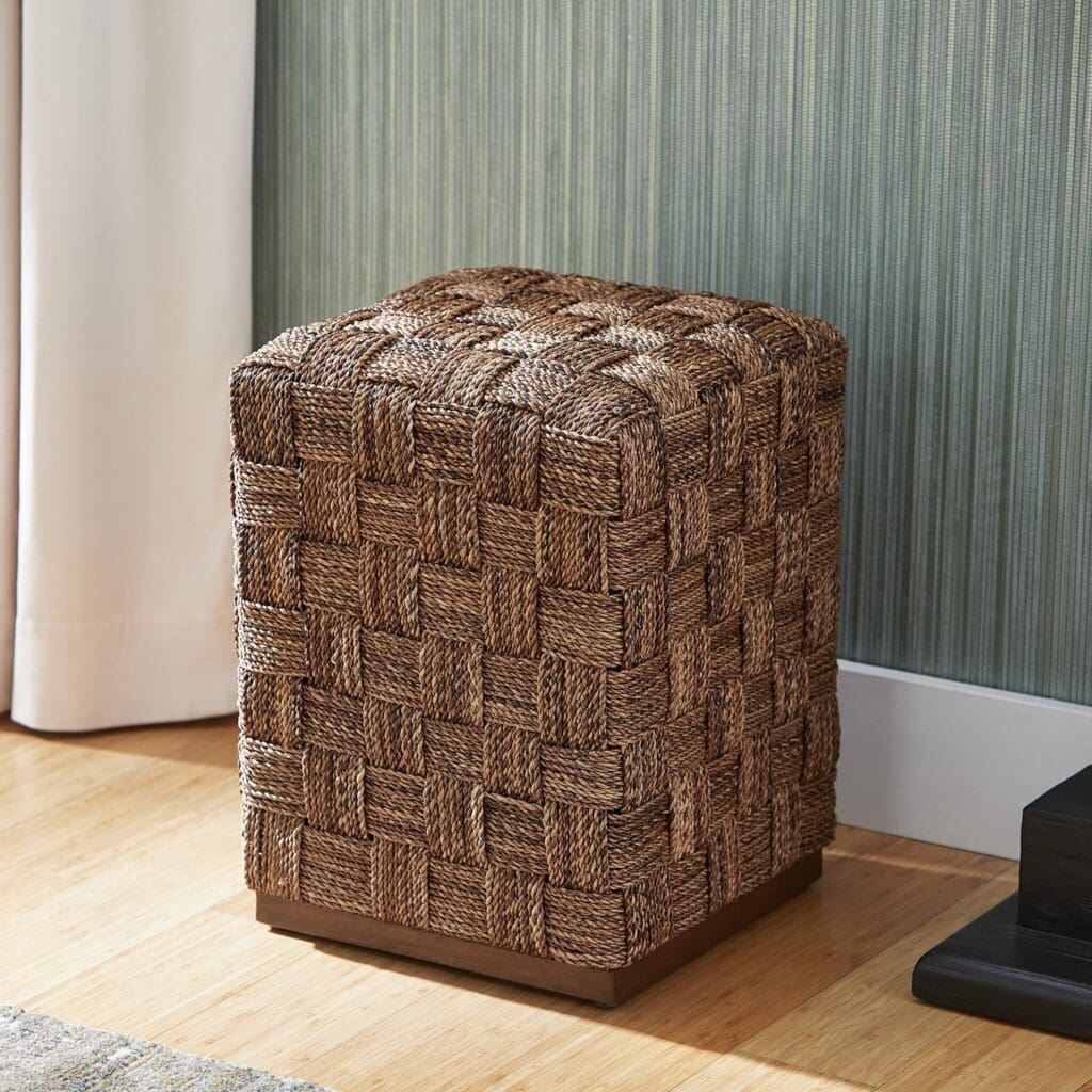 Cyan Design 11590 Milos Ottoman - Brown