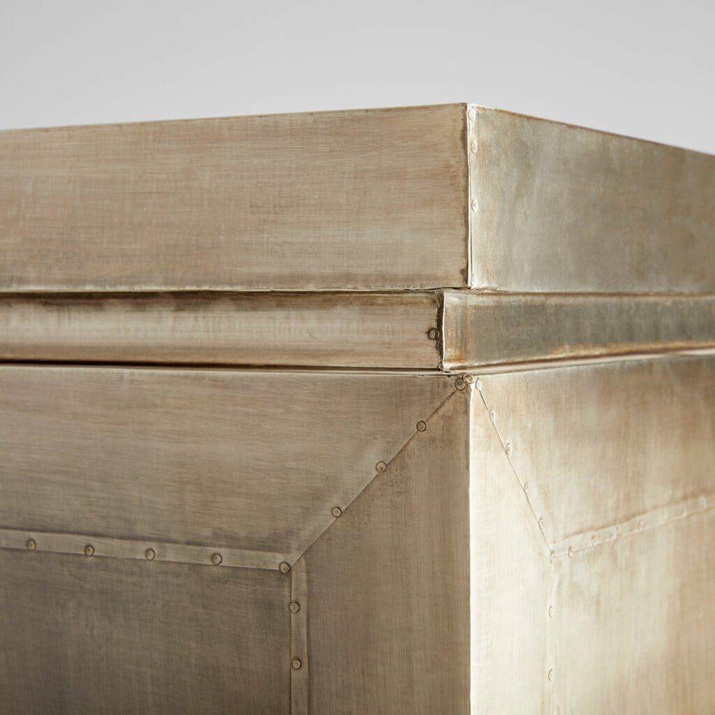 Cyan Design 11609 Anatolia Pedestal - Antique White - Small