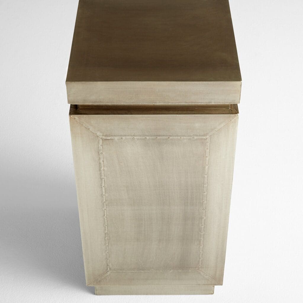 Cyan Design 11609 Anatolia Pedestal - Antique White - Small