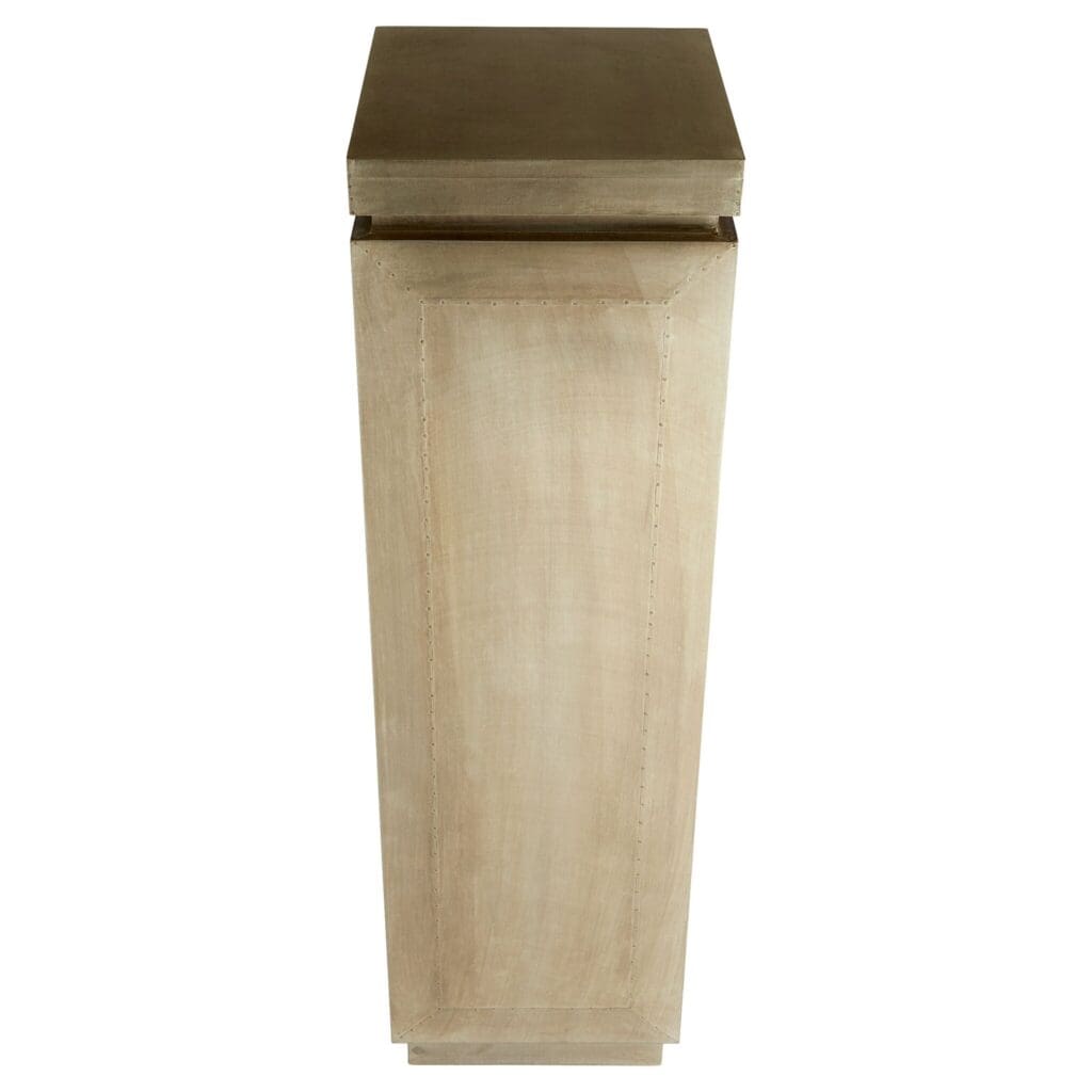 Cyan Design 11611 Anatolia Pedestal - Antique White - Large