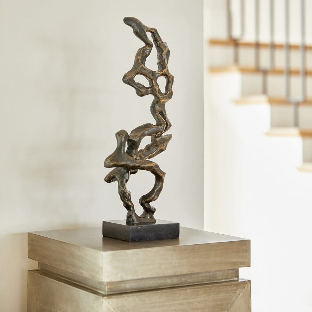 Cyan Design 11611 Anatolia Pedestal - Antique White - Large