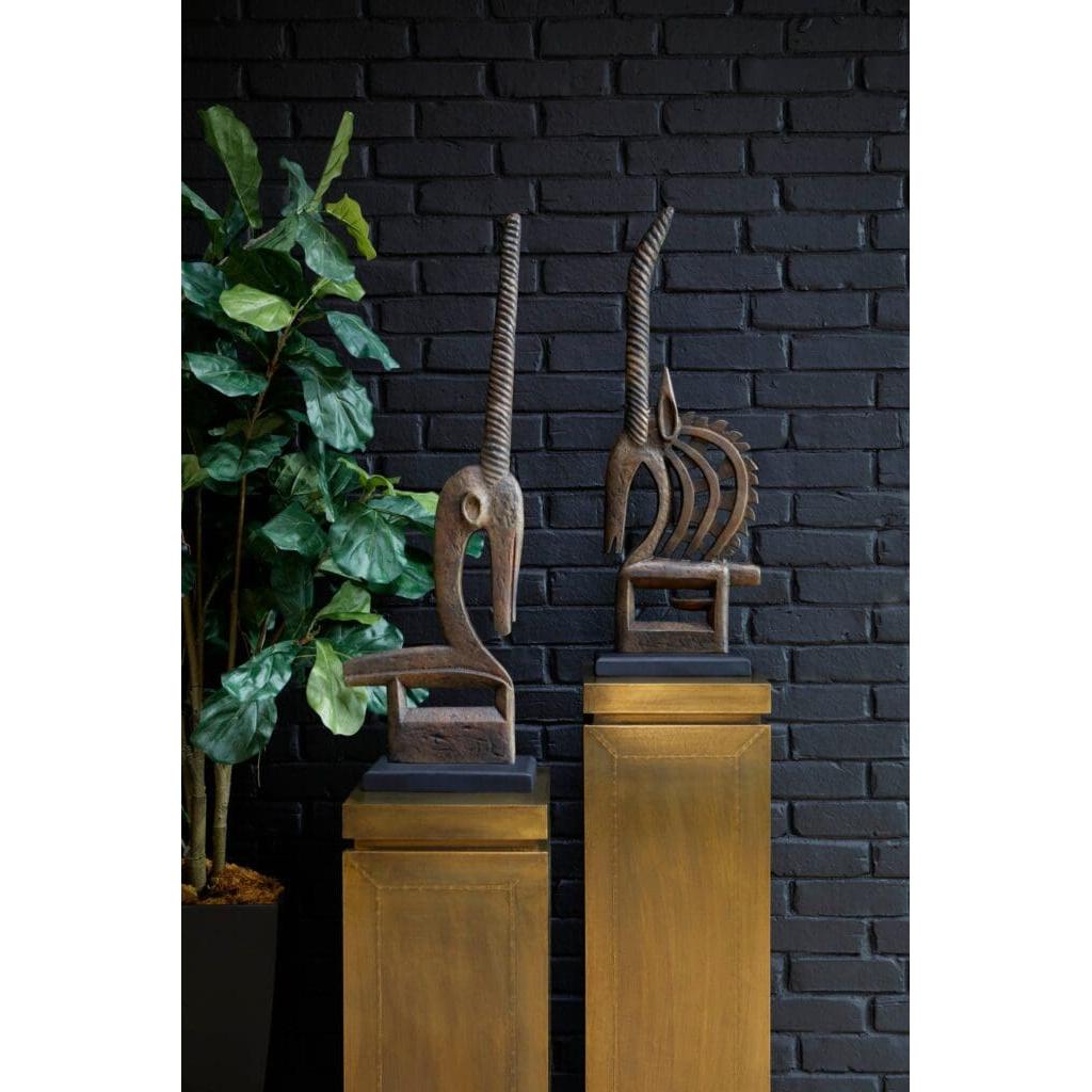 Cyan Design 11611 Anatolia Pedestal - Antique White - Large