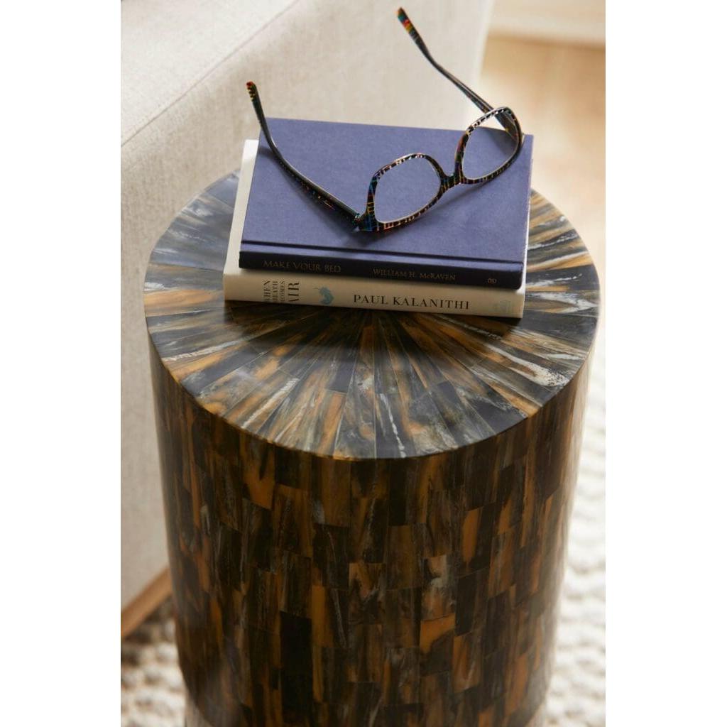 Cyan Design 11644 Cairo Side Table - Faux Horn