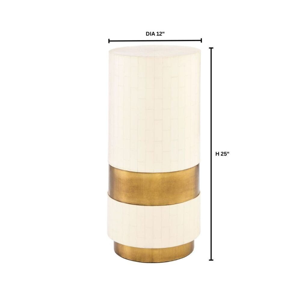 Cyan Design 11645 Monoco Side Table - Faux Bone