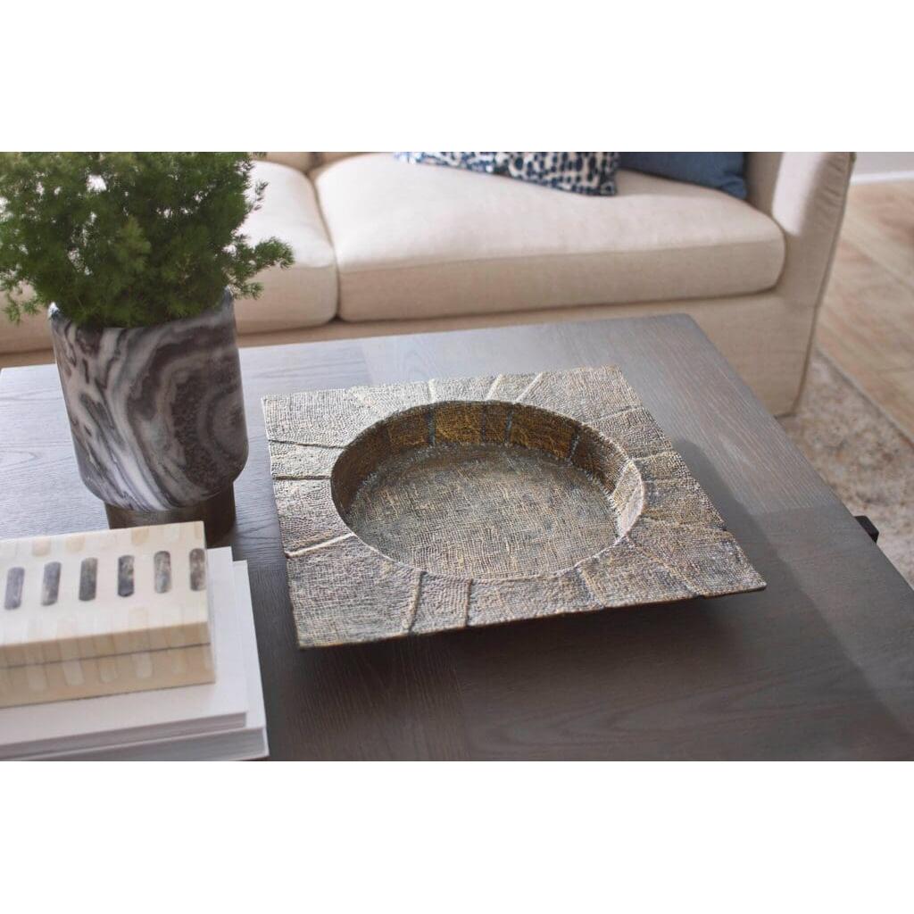 Cyan Design 11656 Baxter Tray - Antique Brass - Small