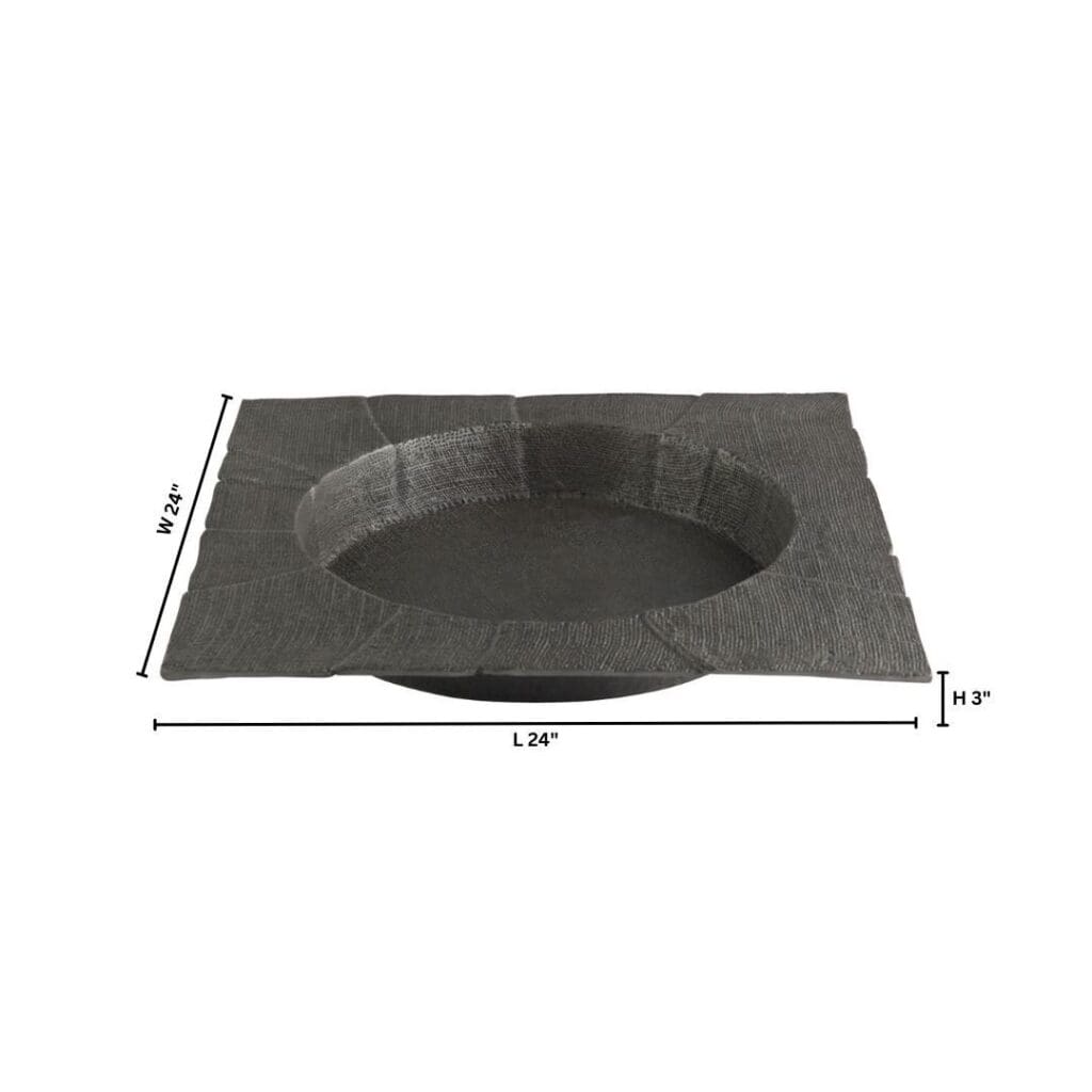 Cyan Design 11657 Baxter Tray - Antique Pewter - Large