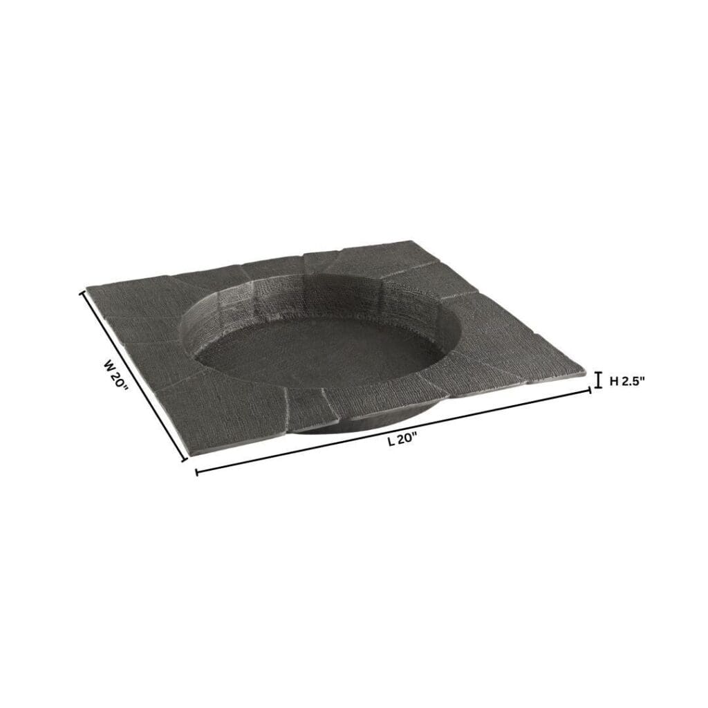 Cyan Design 11658 Baxter Tray - Antique Pewter - Small