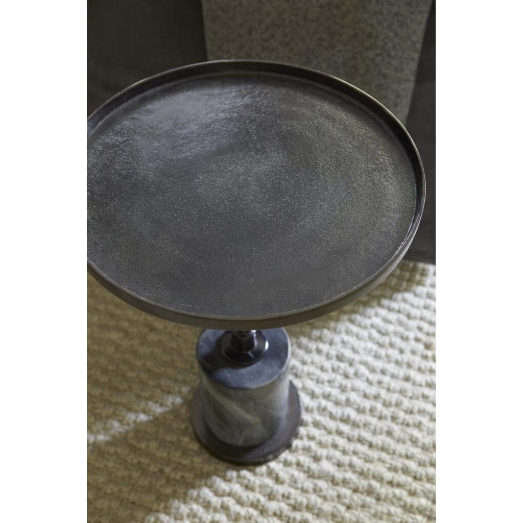 Cyan Design 11660 Jetson Accent Table - Blackened Nickel