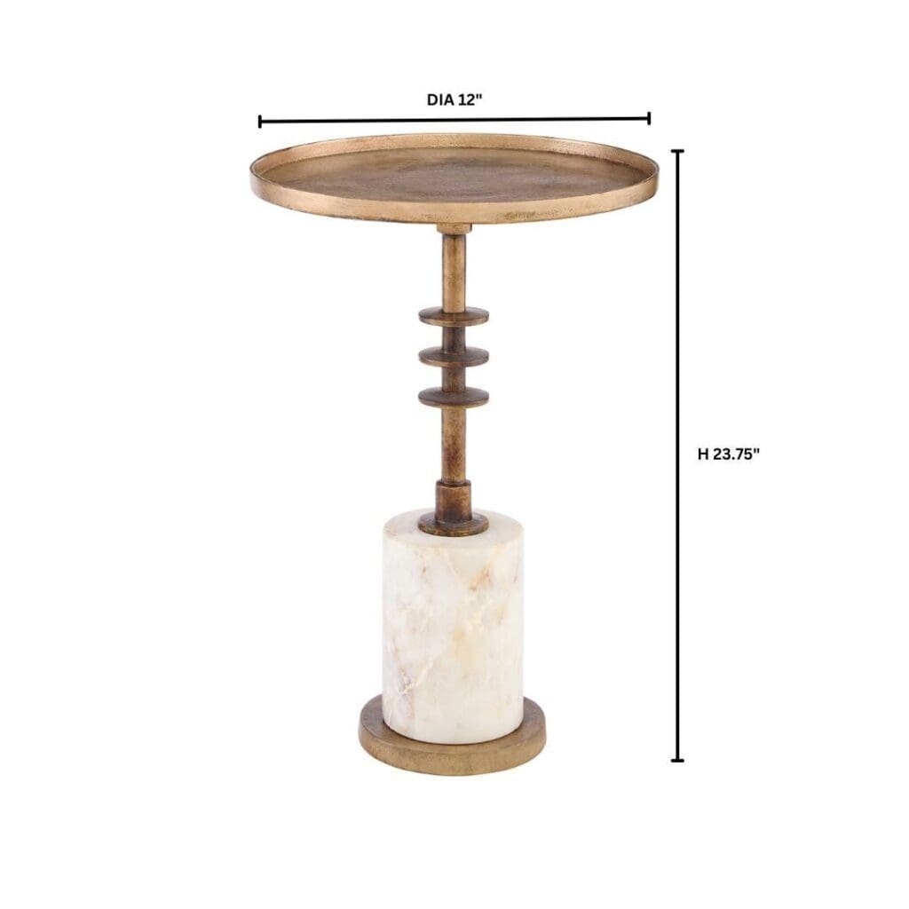Cyan Design 11661 Jetson Accent Table - Antique Brass
