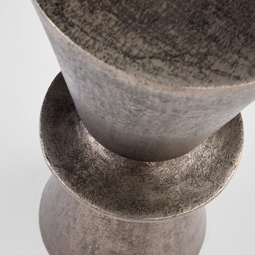 Cyan Design 11667 Clepsydra Act Table - Textured Nickel