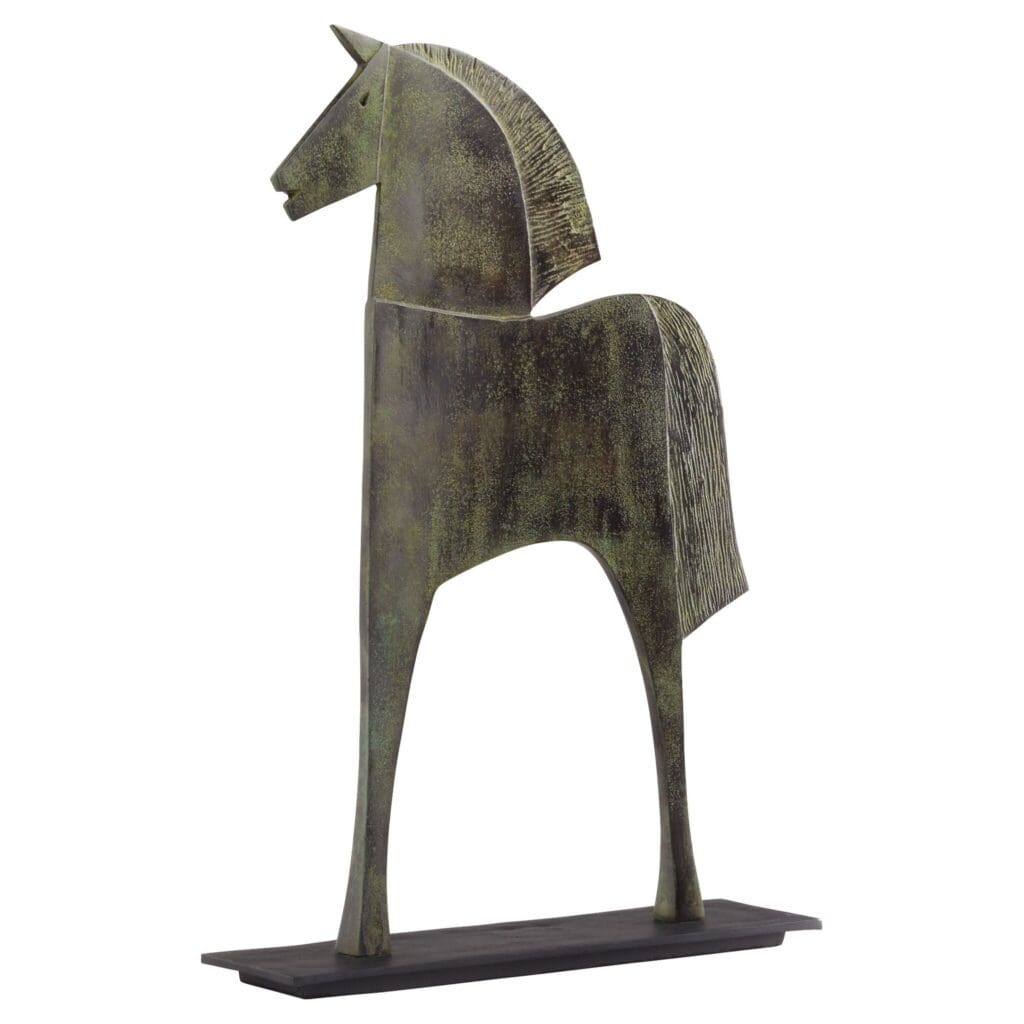 Cyan Design 11668 Etruscan Steed - Verdigris - Large