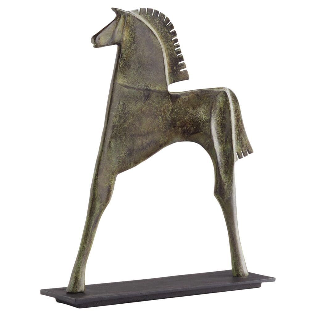 Cyan Design 11669 Etruscan Steed - Verdigris - Small